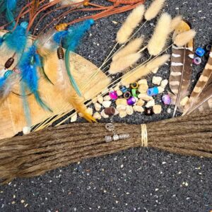 Dreadlocks Extensions Braun 35-40cm ø 4-6mm Single ended