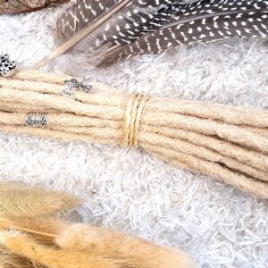 Dreadlock Dread Extensions Lichtblond 45-50cm ø 5-7mm