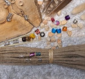 Dreadlock Dread Extensions Aschblond 25-30cm ø 4-6mm