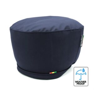 Rasta Beanie Wasserdicht – Schutz & Style für Dreads Locs Marineblau