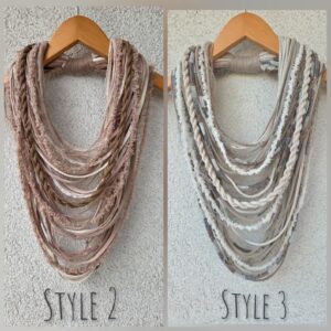 Boho Halskette Beige – Bohemian Outfit