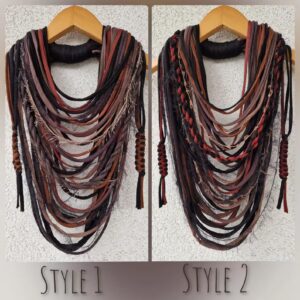 Boho Schal-Halskette Bohemian Style Outfit