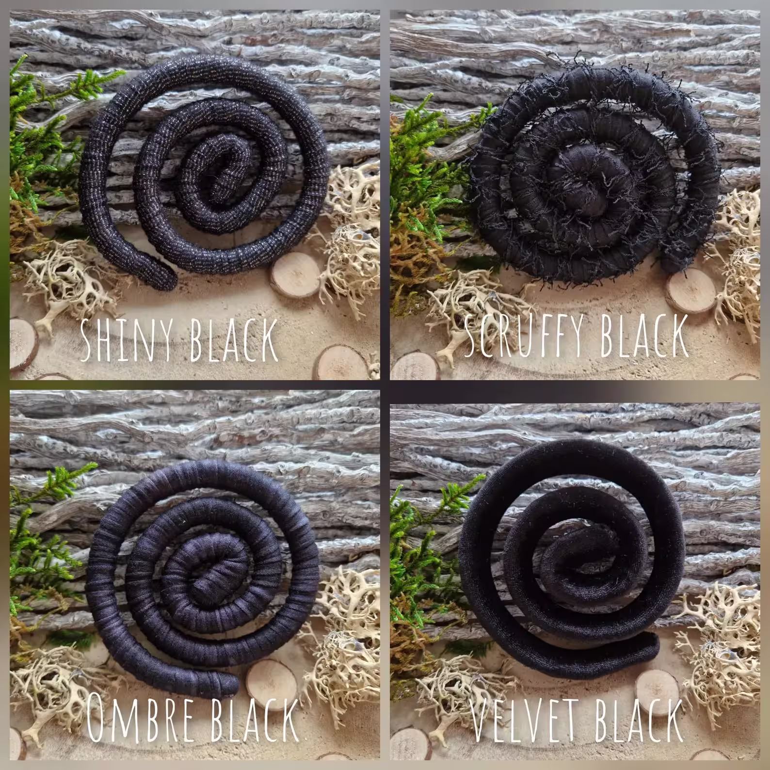 Dreadlocks Spirale – Dreadspirale – Schwarz