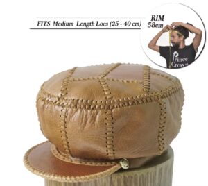 Rasta Crown aus Leder